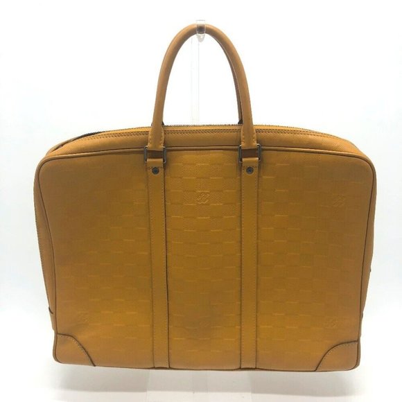 AUTHENTIC LOUIS VUITTON N41218 Infini Hand Bag PDV PorteDocument V - Picture 3 of 12